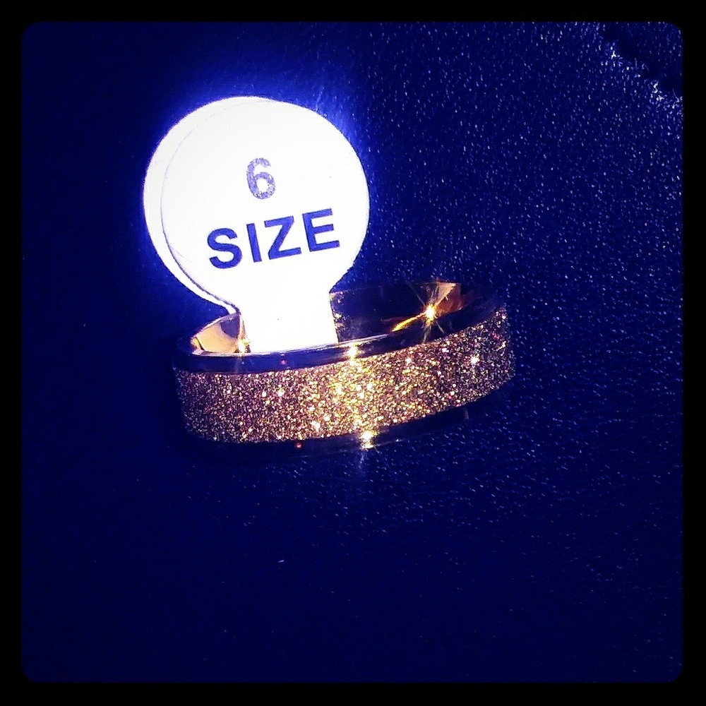 Stainless Steel Gold Ring